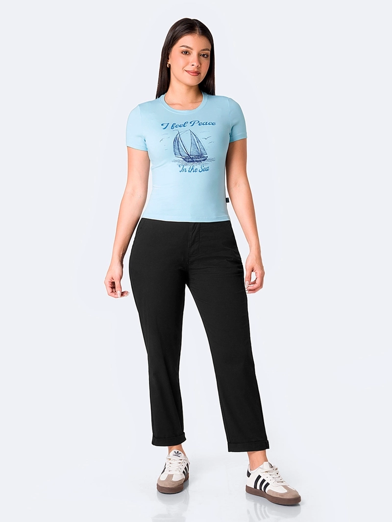 POLO MANGA CORTA MUJER PIONIER FIJJI PRINT - 1