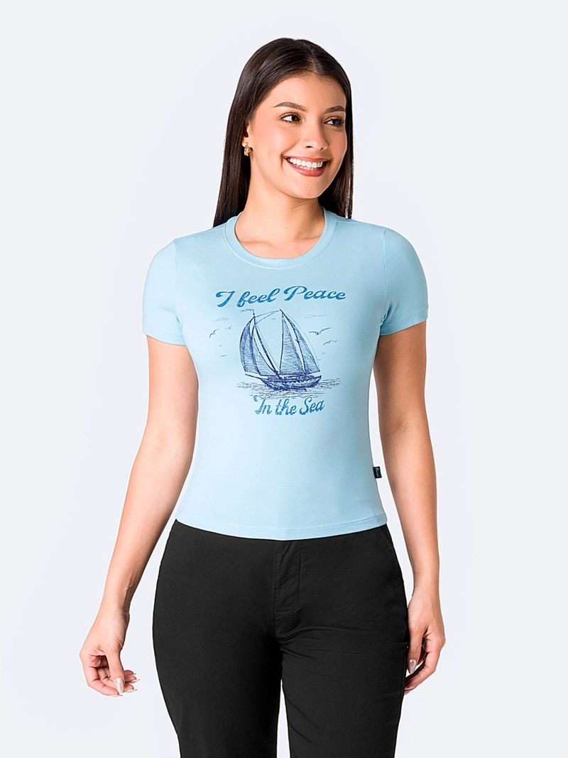 POLO MANGA CORTA MUJER PIONIER FIJJI PRINT - 2