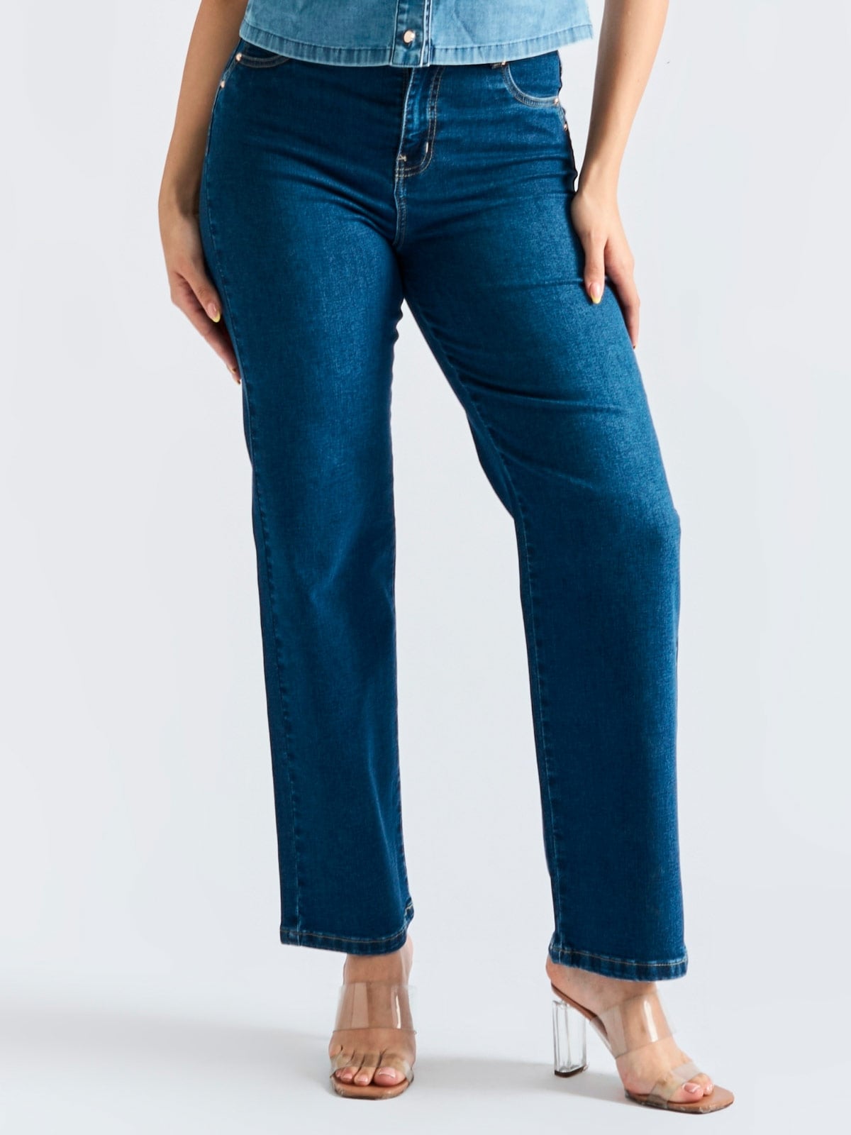 JEANS ALGODÓN RECTO MUJER PARADA 111 ABRIL - 2