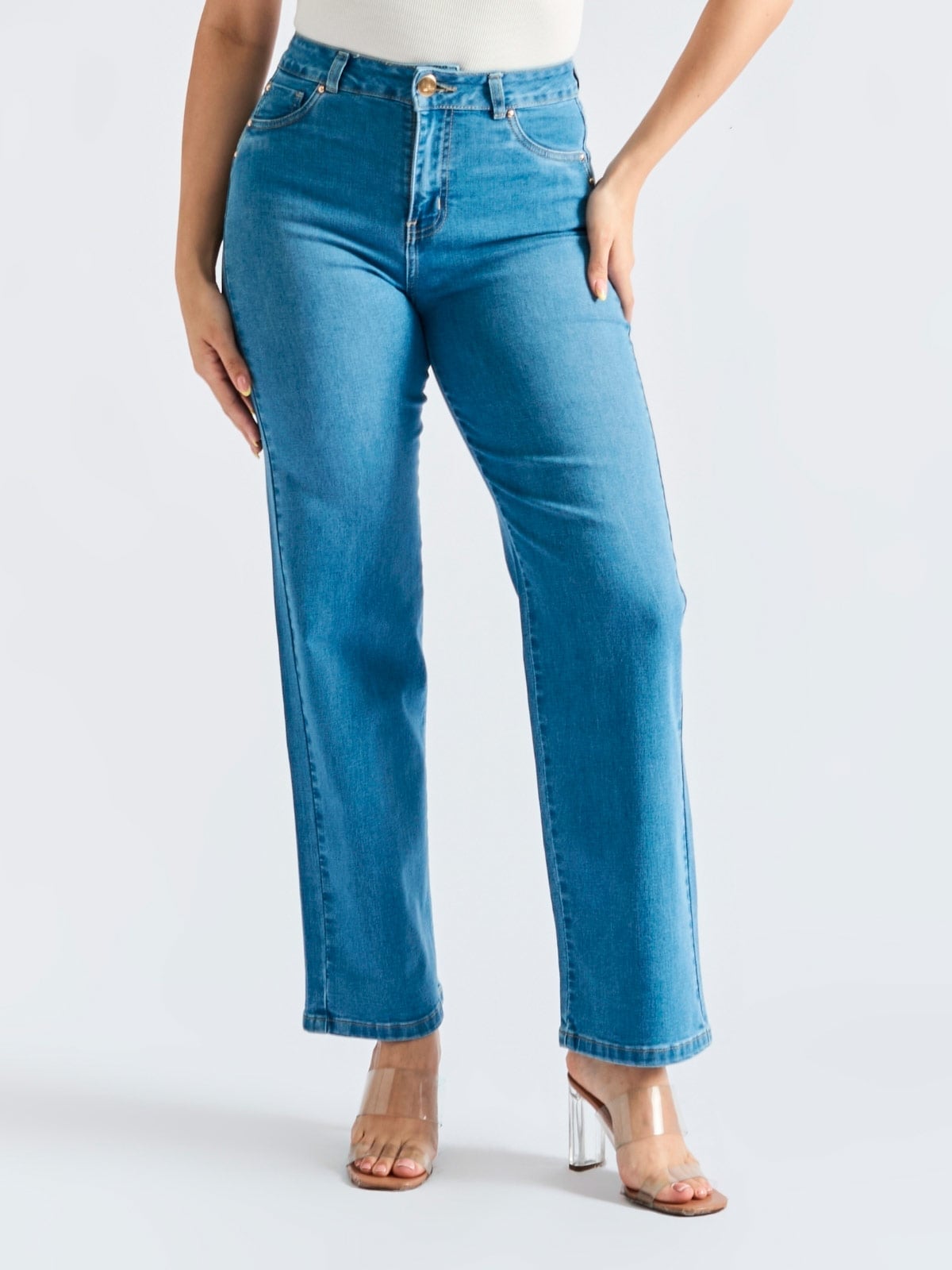 JEANS ALGODÓN RECTO MUJER PARADA 111 ABRIL - 2