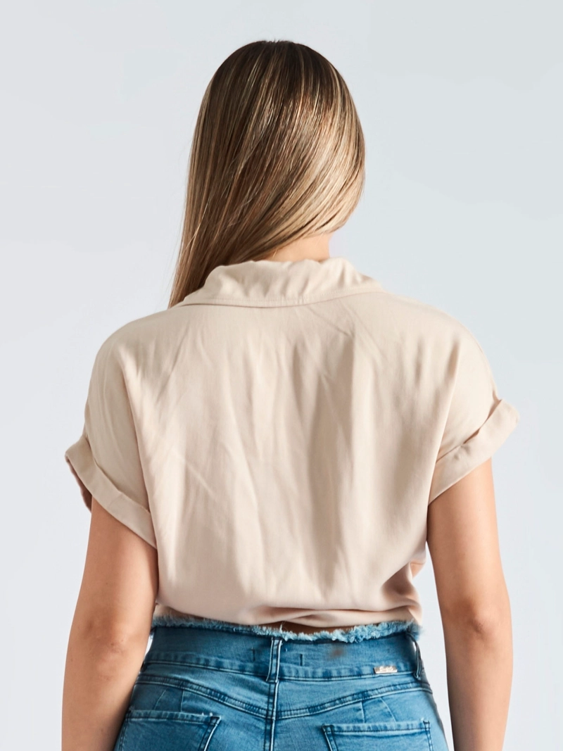 BLUSA MANGA CORTA MUJER PARADA111 MARINA - 5