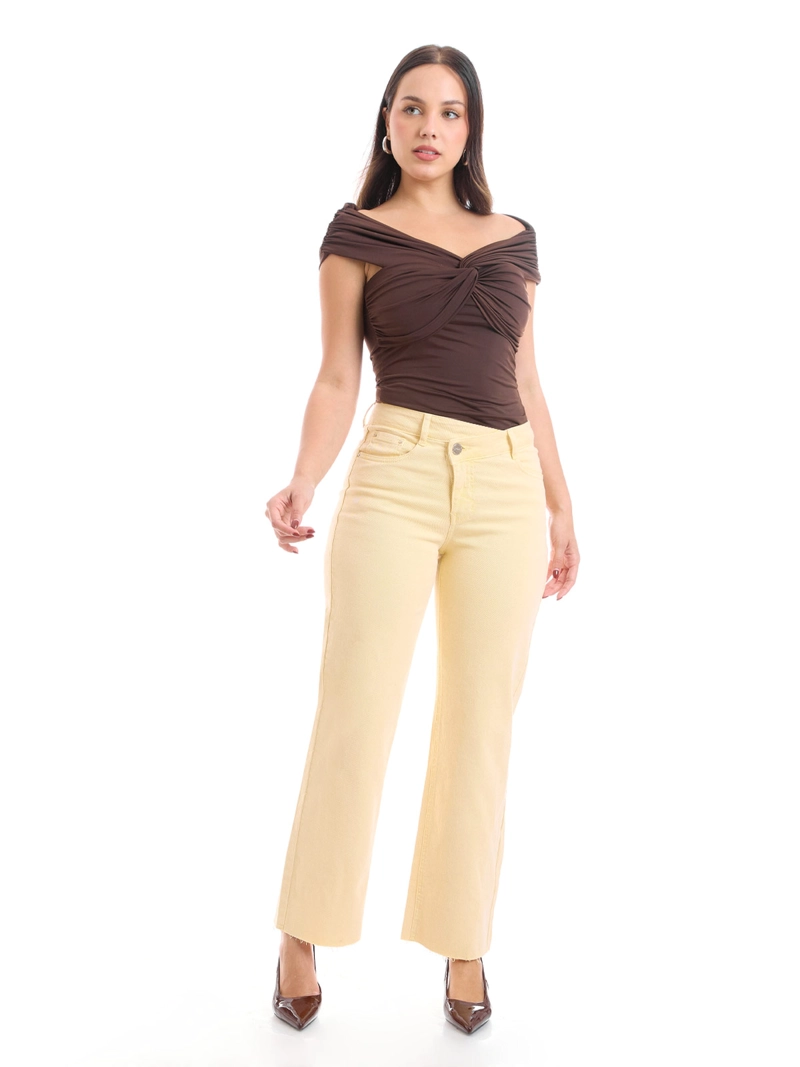 PANTALÓN MUJER METAL JEANS COLOR DAFNE - 1