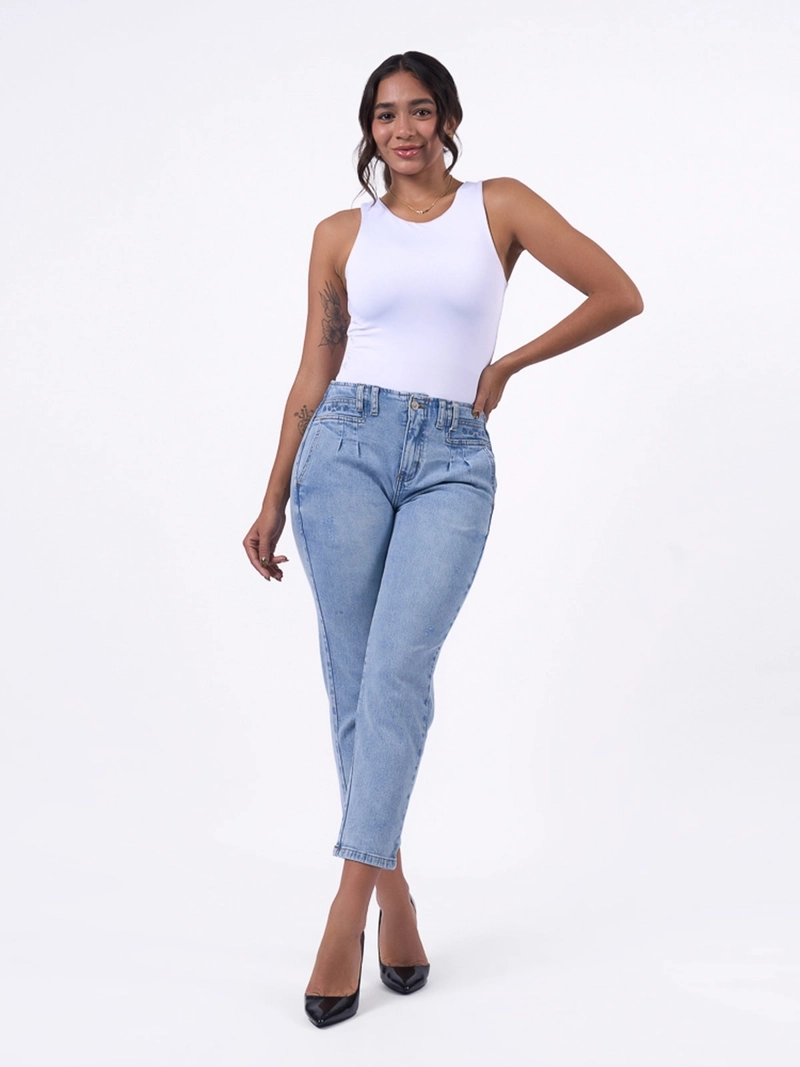 JEAN SLOUCHY MUJER MACHINE ADINALA - 1