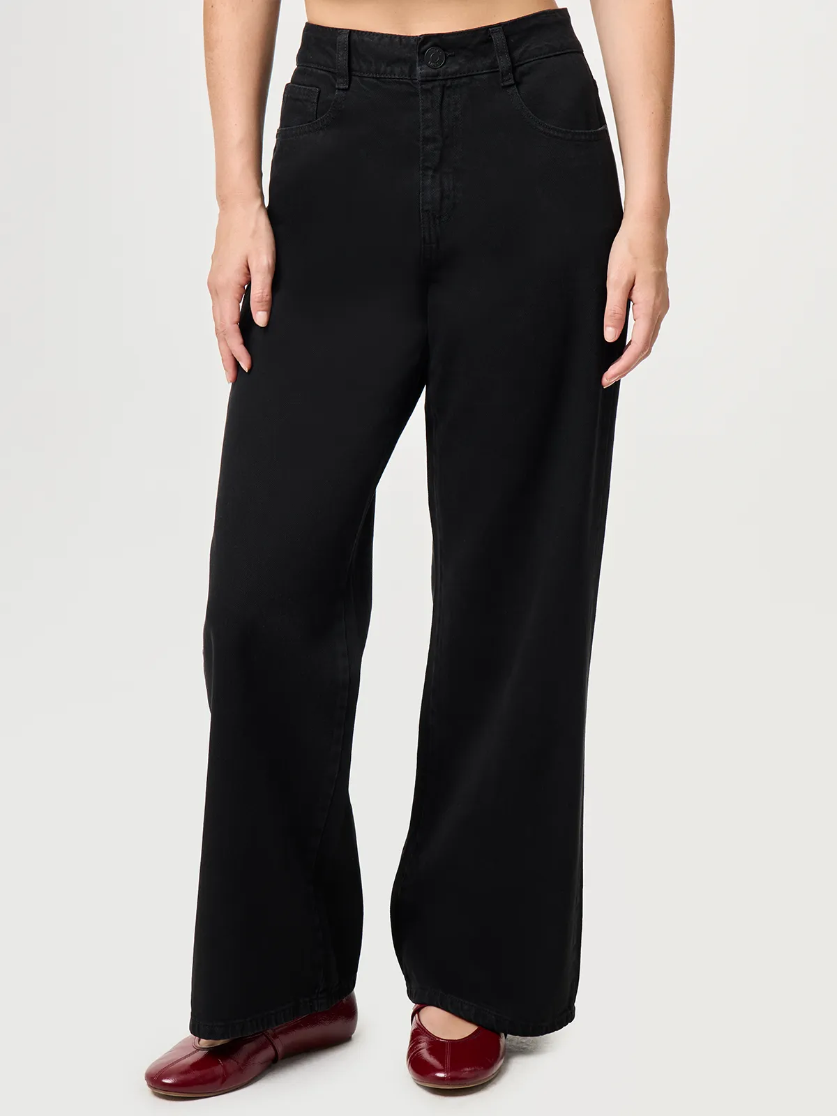 JEANS WIDE LEG MUJER INDEX RIGIDO - 1