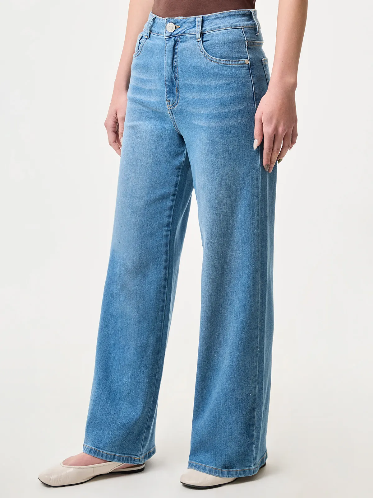 JEANS WIDE LEG MUJER INDEX - 3