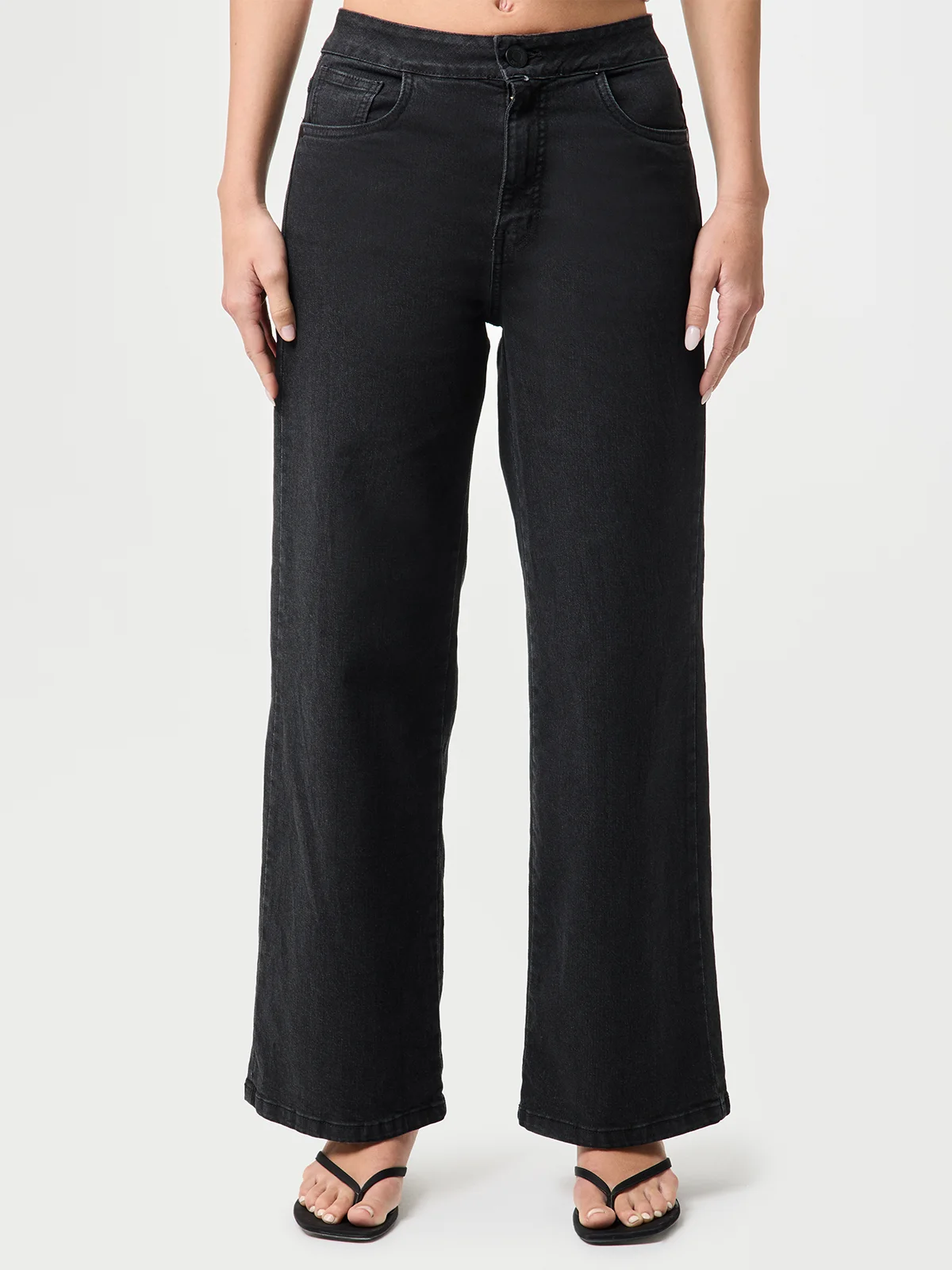 JEANS WIDE LEG MUJER INDEX - 1