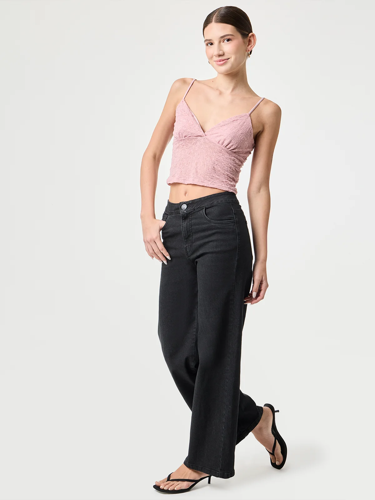 JEANS WIDE LEG MUJER INDEX - 5