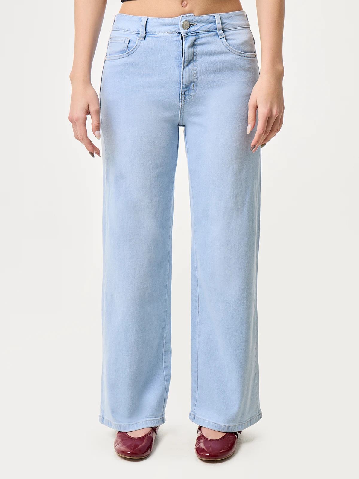JEANS WIDE LEG MUJER INDEX - 1