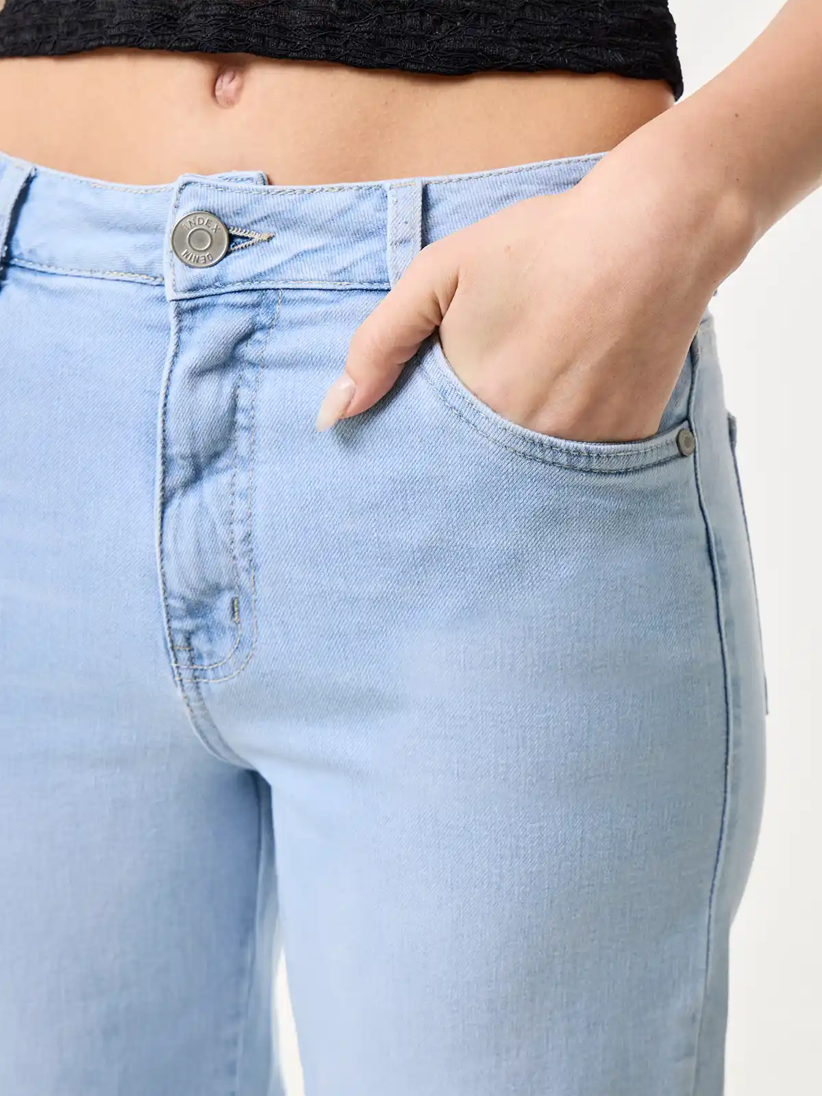 JEANS WIDE LEG MUJER INDEX - 4