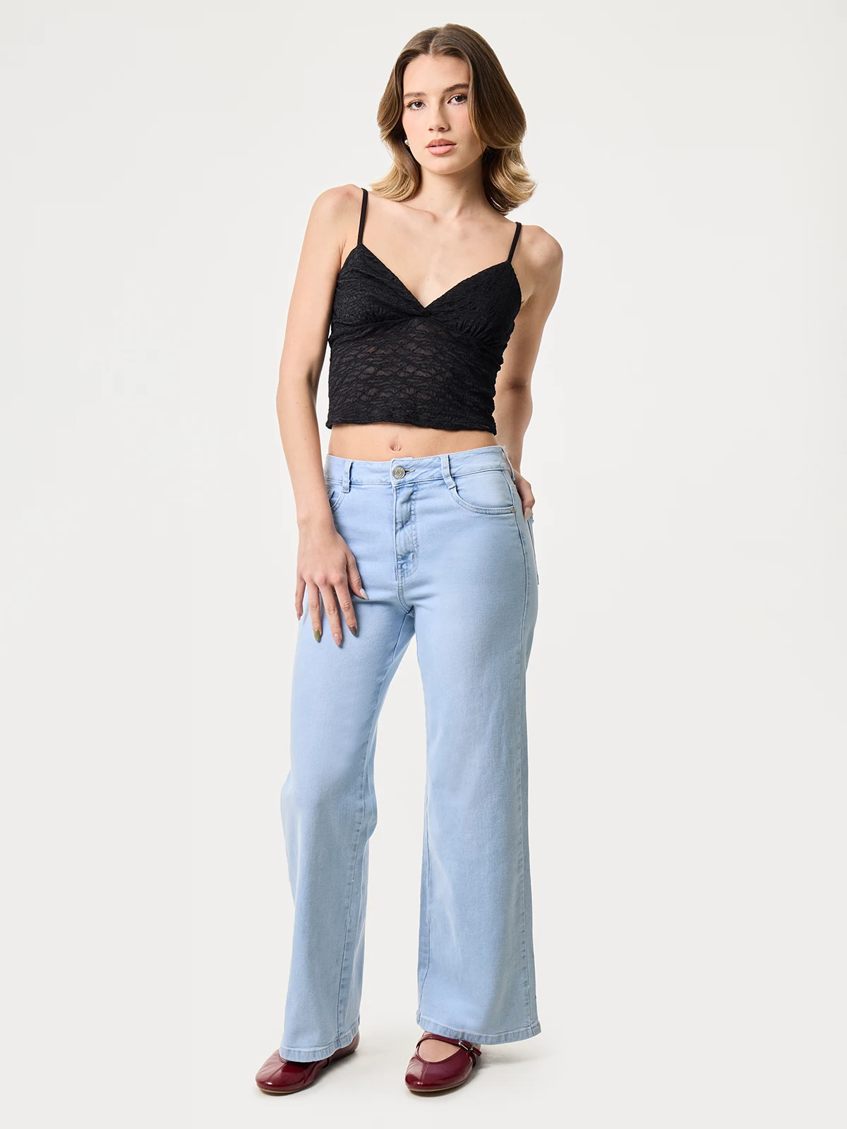 JEANS WIDE LEG MUJER INDEX - 5