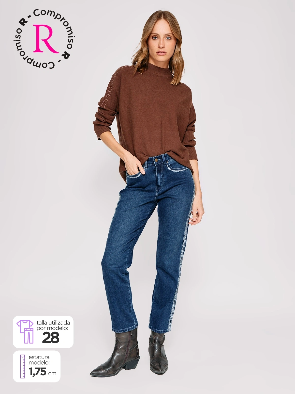 JEANS REGULAR ANTONIO TATIENNE MUJER - 1