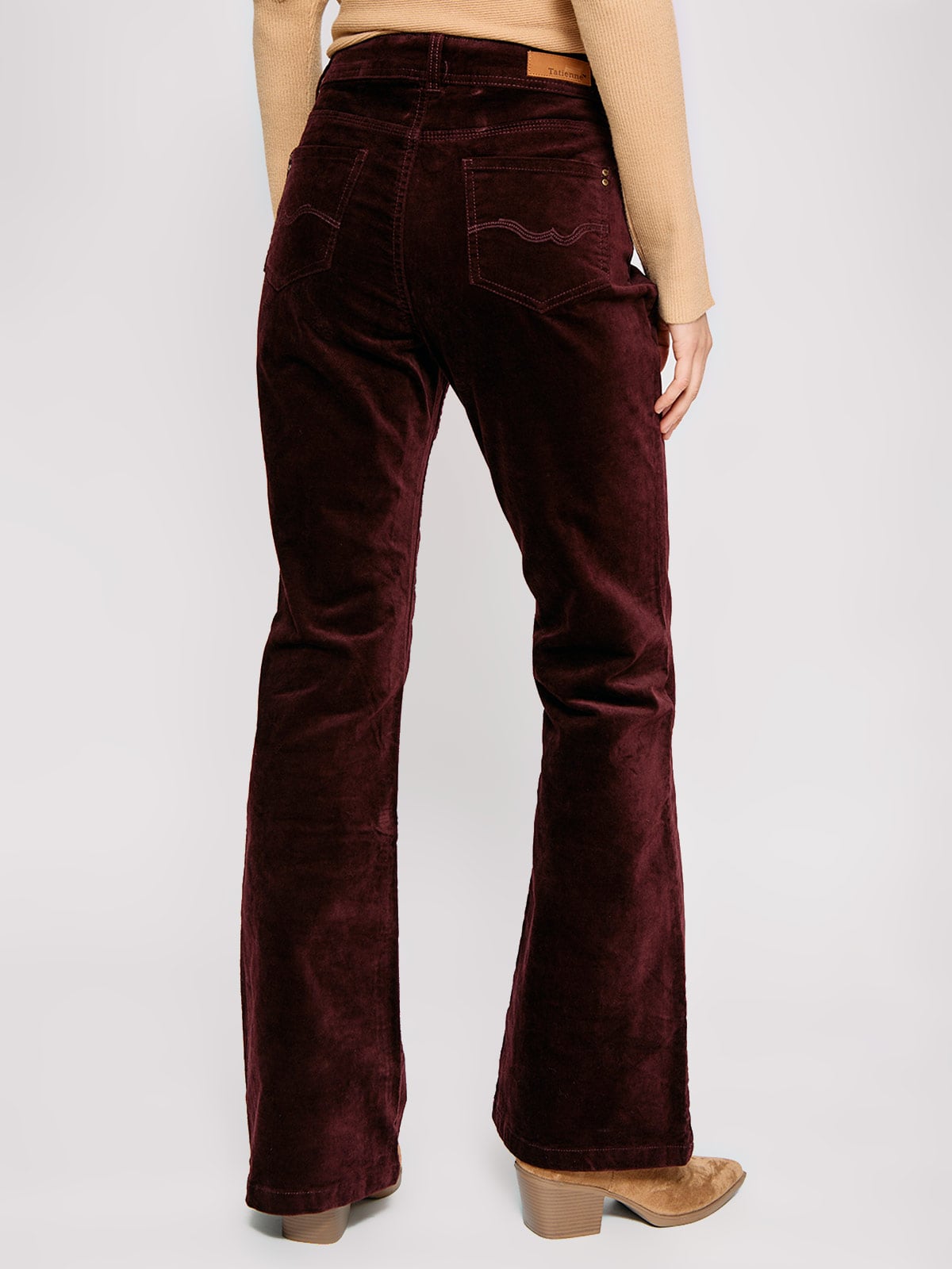 PANTALÓN ALGODÓN REGULAR MUJER TATIENNE PANA - 3