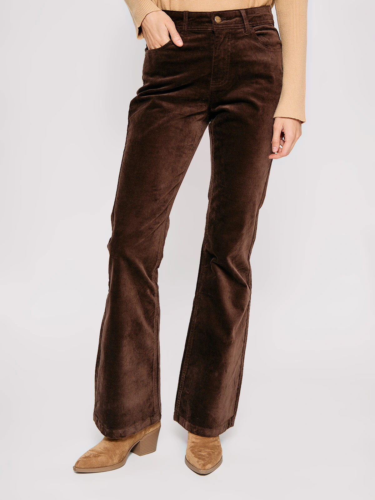 PANTALÓN ALGODÓN REGULAR MUJER TATIENNE PANA - 2