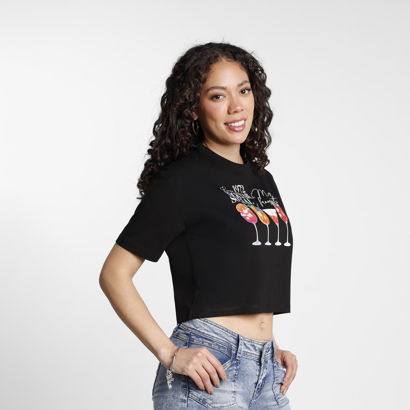 POLO CROP MANGA CORTA MUJER KANSAS OVERSIZE ESTAMPADO - 2