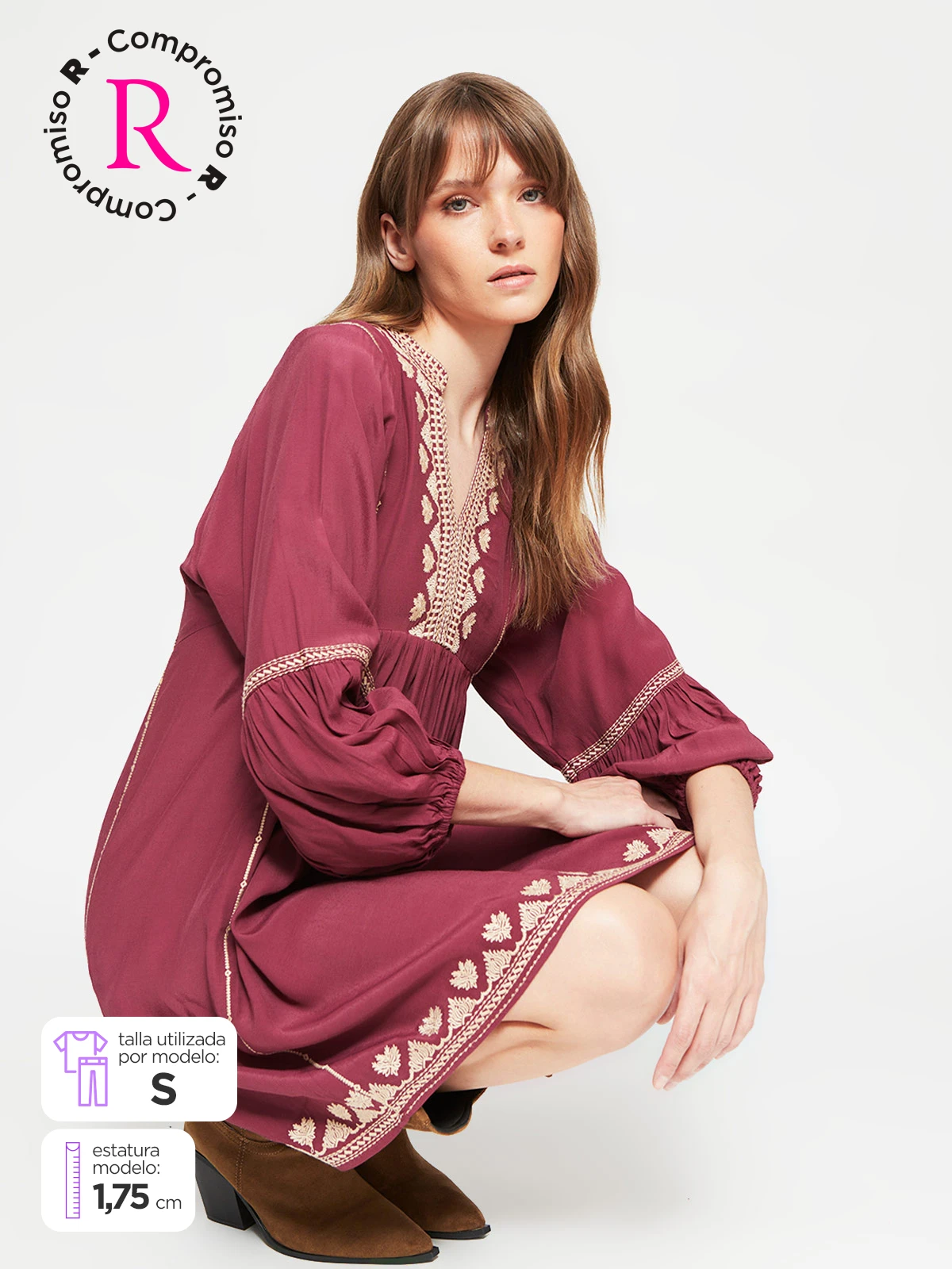 VESTIDO CORTO MUJER TATIENNE ECOTY - 1