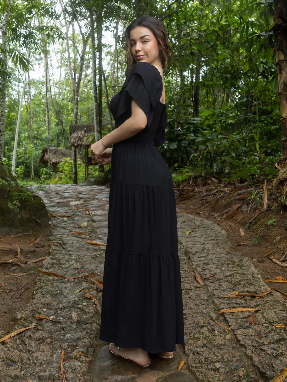 VESTIDO LARGO MUJER ALEJANDRA BAIGORRIA SOL - 2