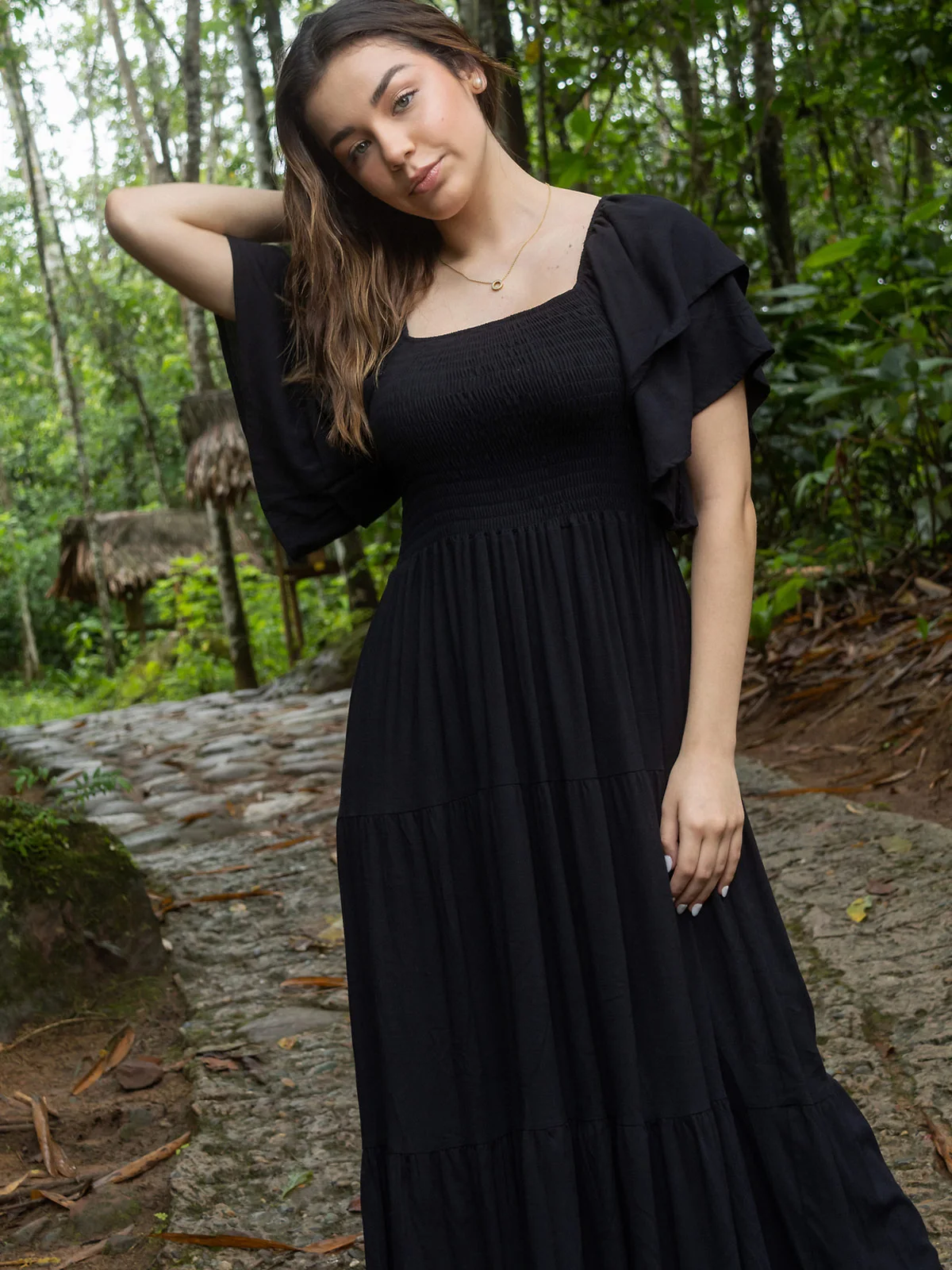 VESTIDO LARGO MUJER ALEJANDRA BAIGORRIA SOL - 3