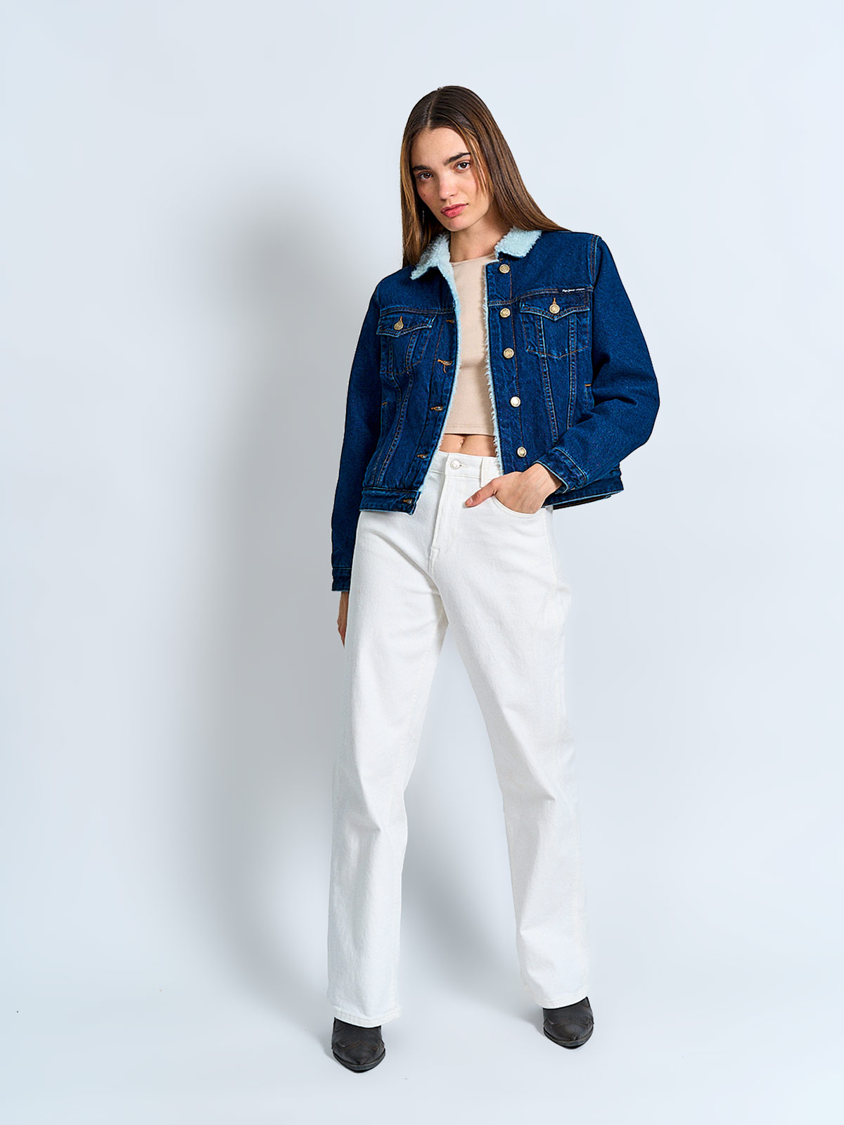 CASACA MUJER PEPE JEANS CORTA DELUXE - 4