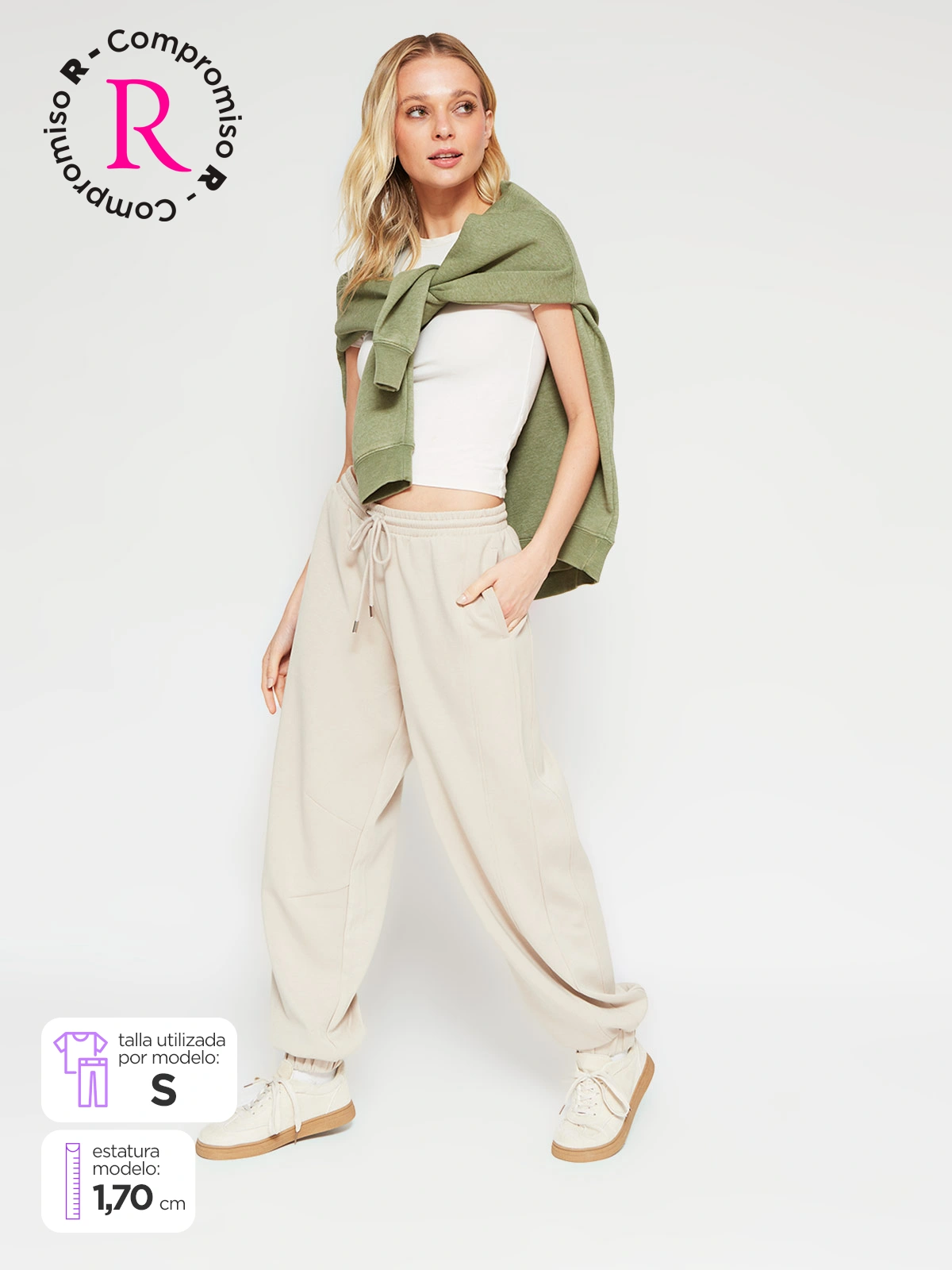 PANTALÓN BUZO MUJER INDEX ESOFT - 1