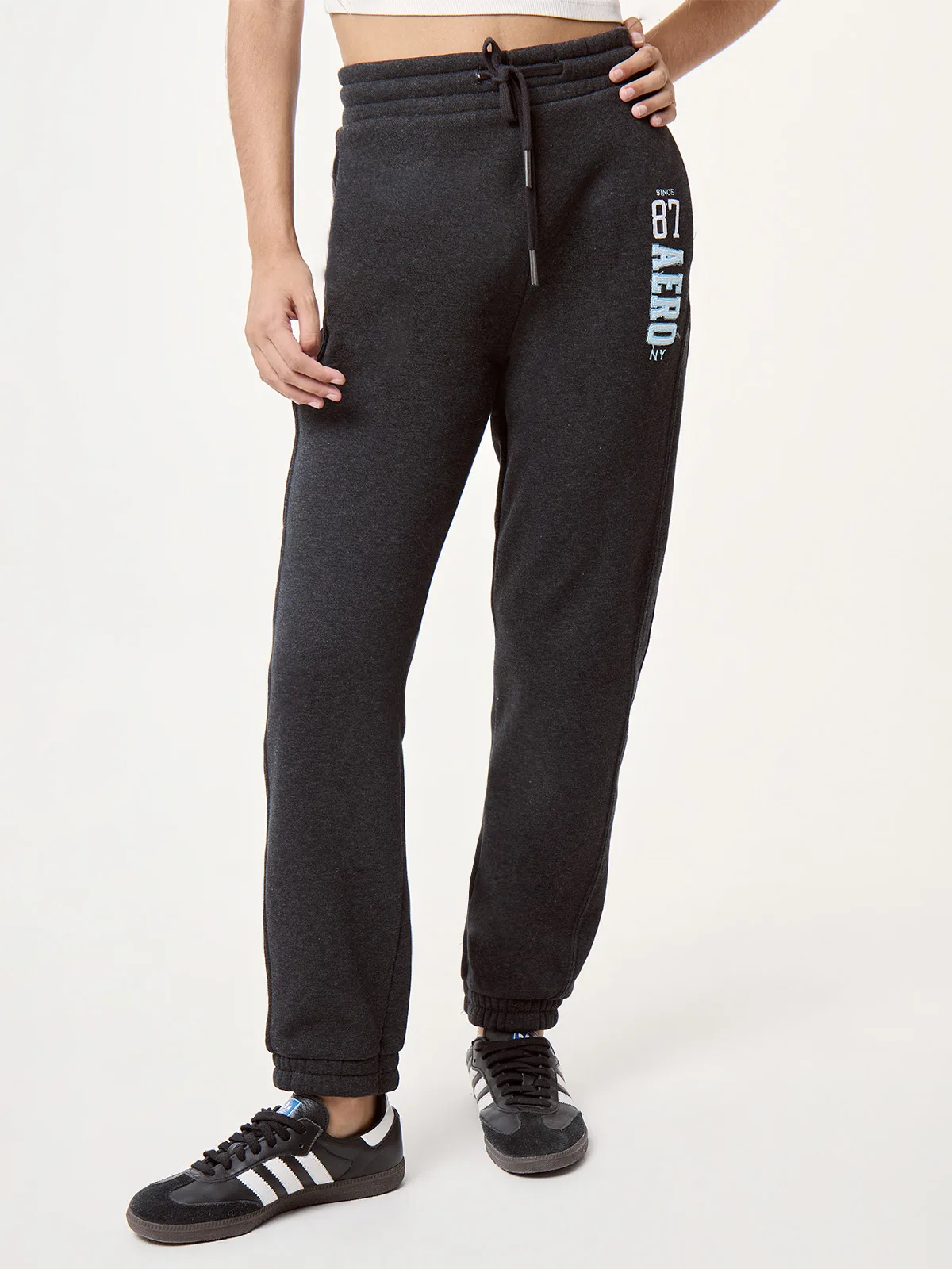 PANTALÓN DE BUZO ALGODÓN MUJER AERO MEL - 1