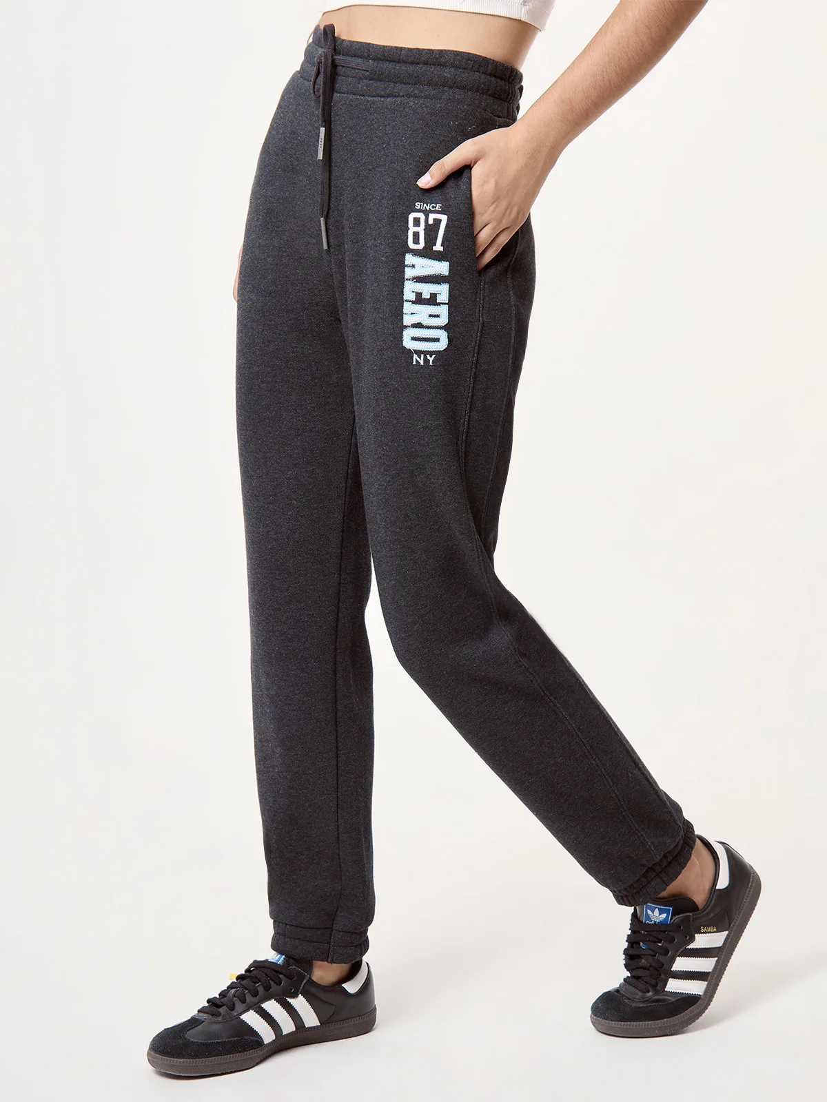 PANTALÓN DE BUZO ALGODÓN MUJER AERO MEL - 3