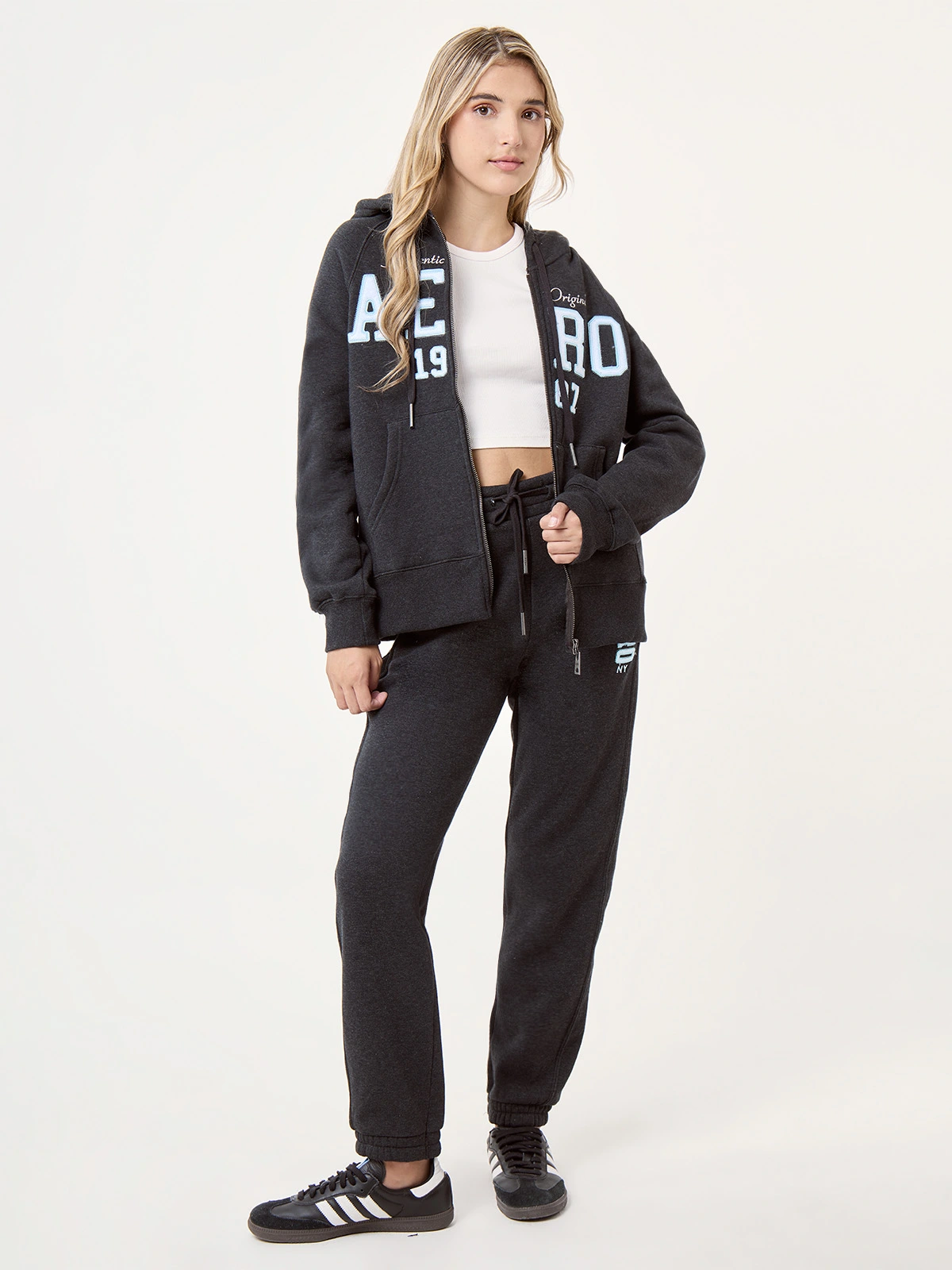 PANTALÓN DE BUZO ALGODÓN MUJER AERO MEL - 5