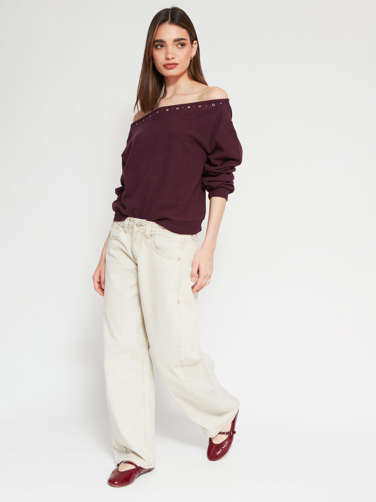 SWEATER MANGA LARGA MUJER INDEX CETALLE - 4