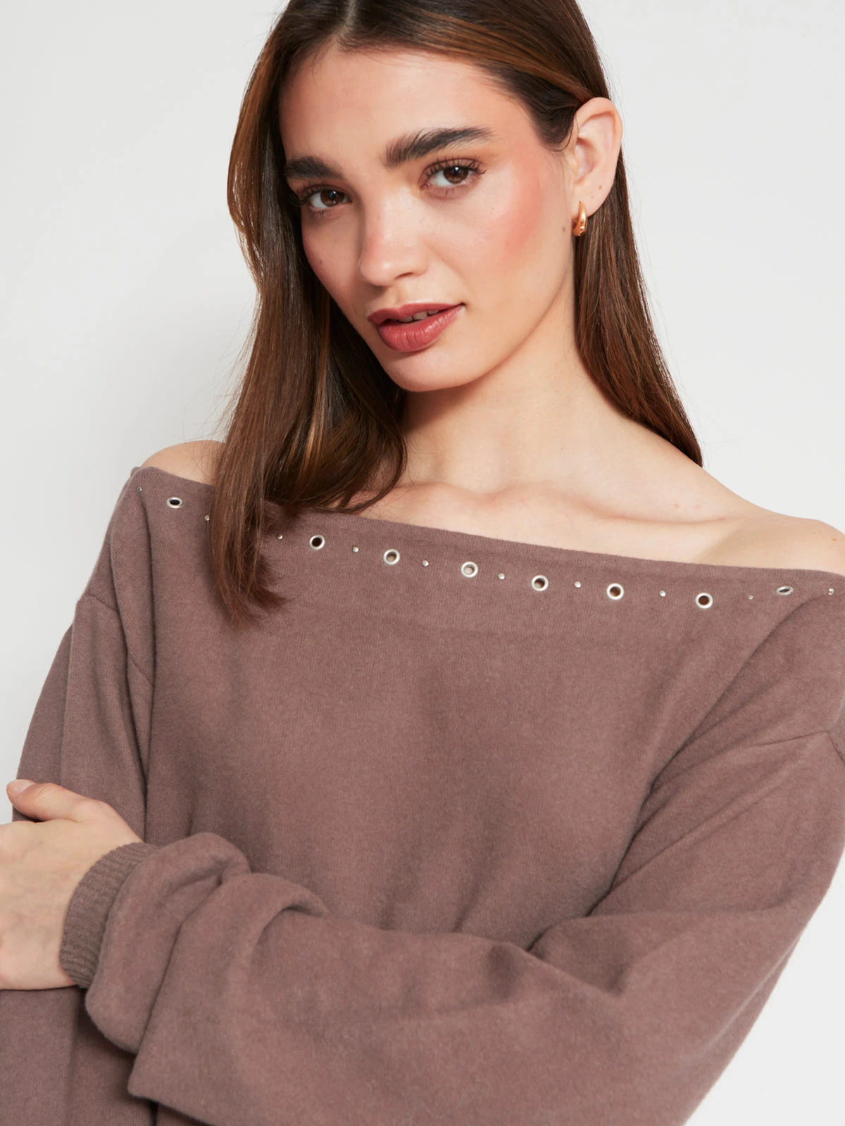 SWEATER MANGA LARGA MUJER INDEX CETALLE - 3
