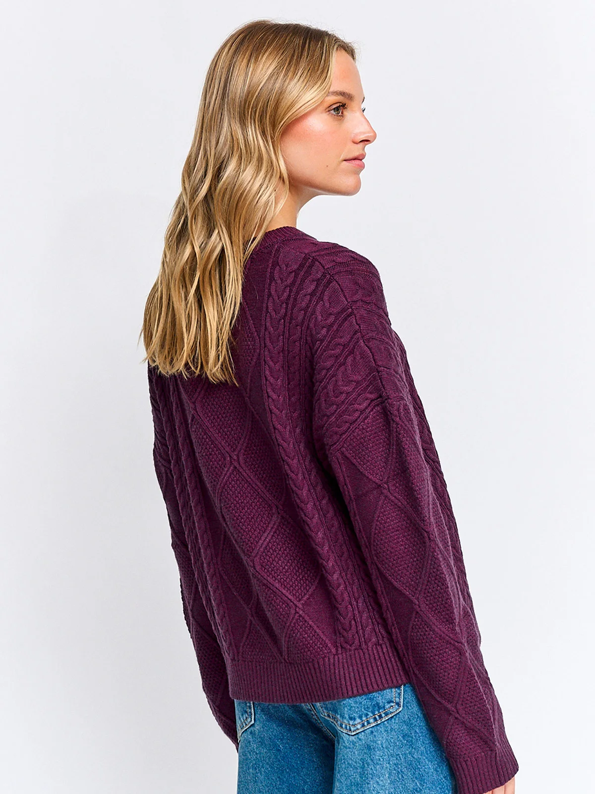SWEATER MUJER INDEX CABLES - 2