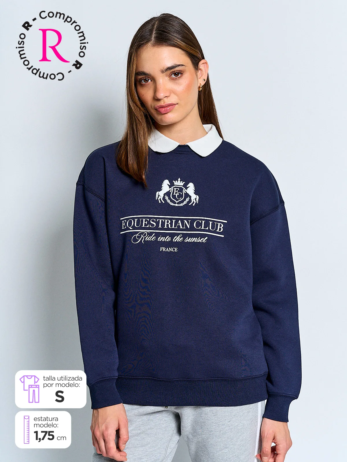 POLERA MANGA LARGA MUJER INDEX CREW - 1