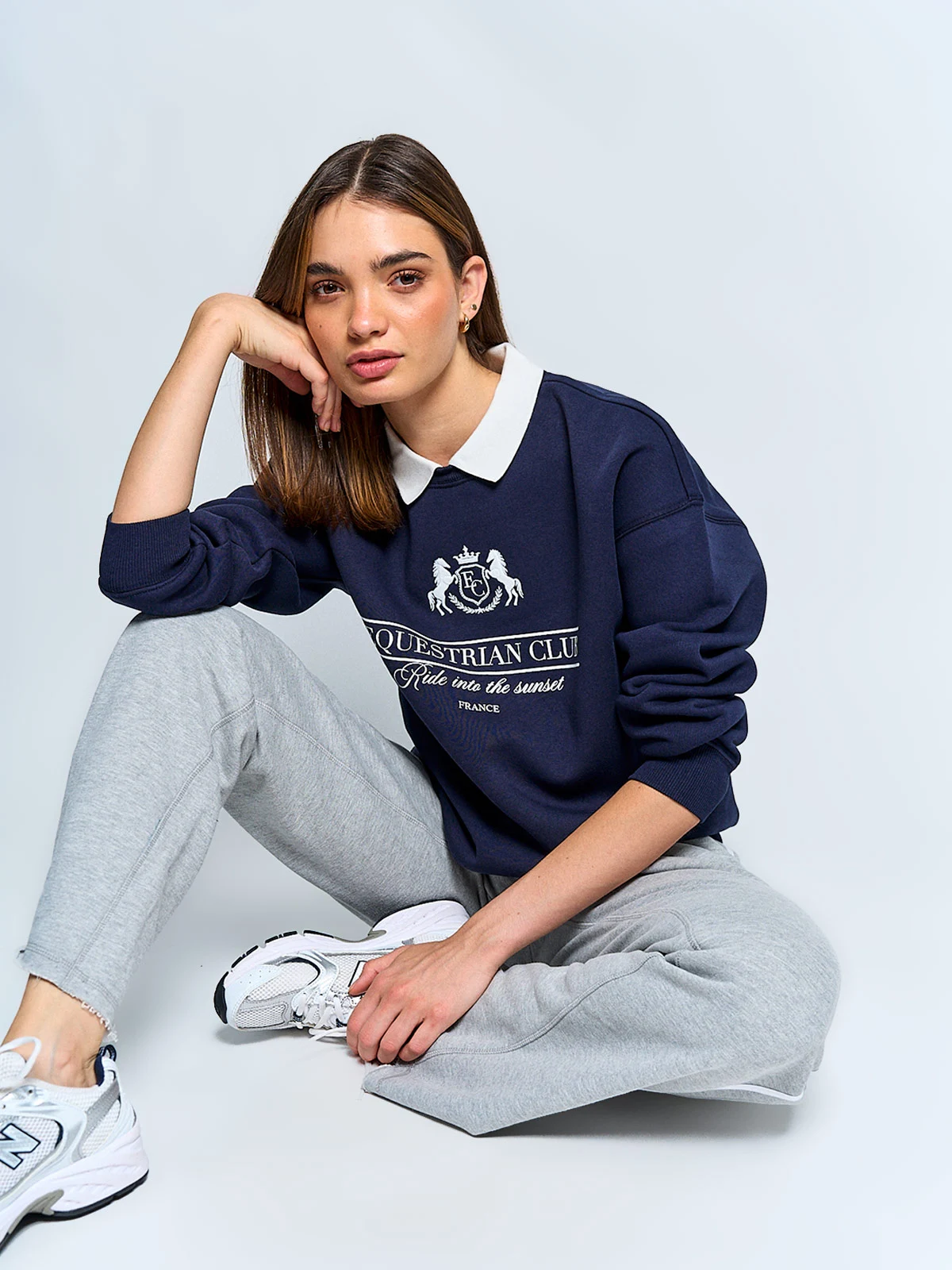 POLERA MANGA LARGA MUJER INDEX CREW - 4
