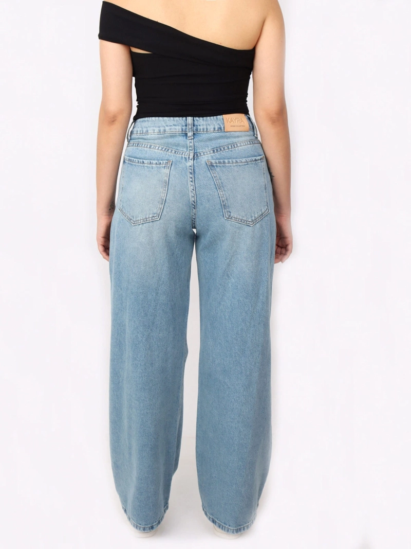JEANS REGULAR ALGODÓN MUJER KAYRA POBLET PERFECT FIT BOYFRIEND DESTROYER - 3