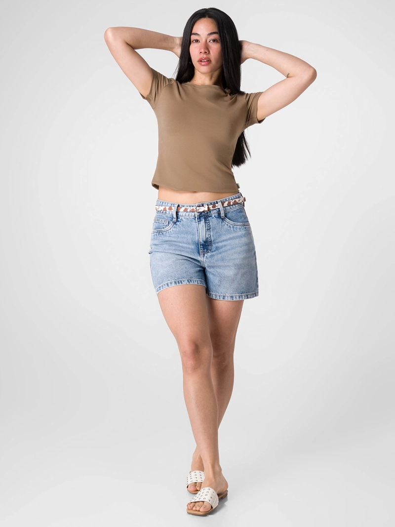 POLO MANGA CORTA MUJER SQUEEZE CROP MELLSS - 1