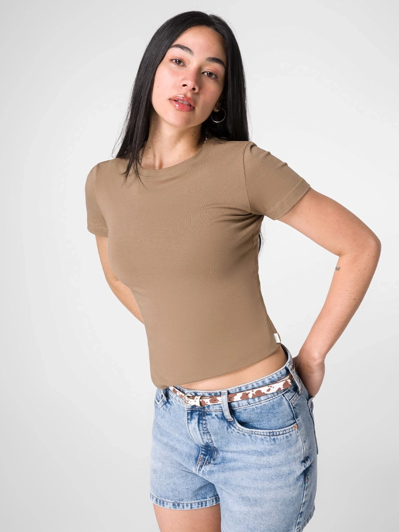 POLO MANGA CORTA MUJER SQUEEZE CROP MELLSS - 2
