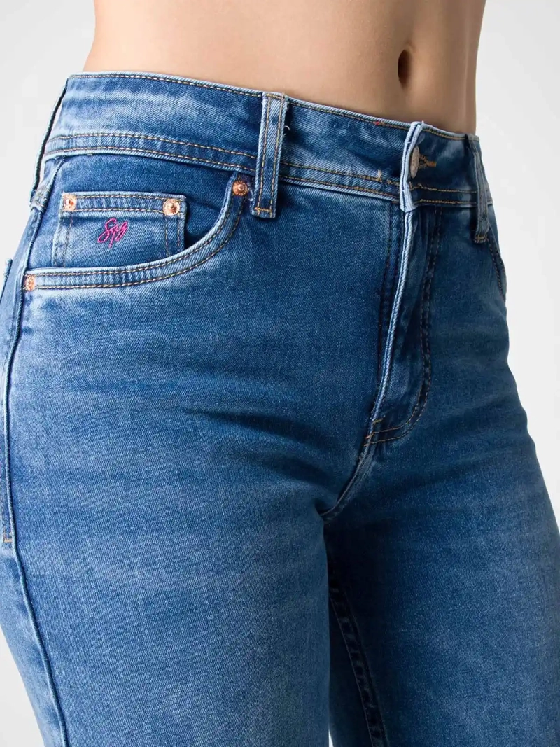 JEANS MUJER SQUEEZE STRAIGHT INIET LOW - 4