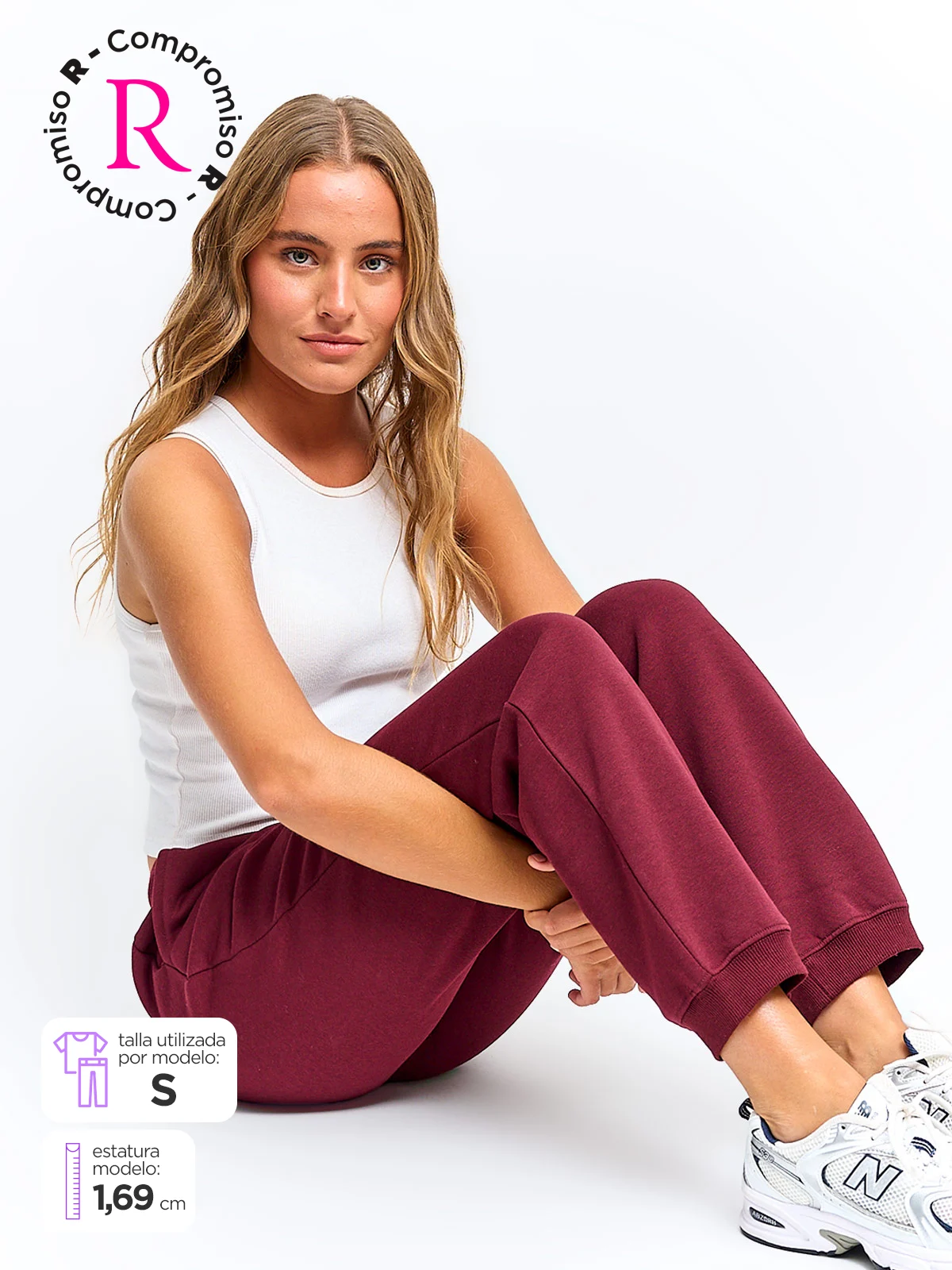 PANTALÓN DE BUZO ALGODÓN MUJER INDEX - 1