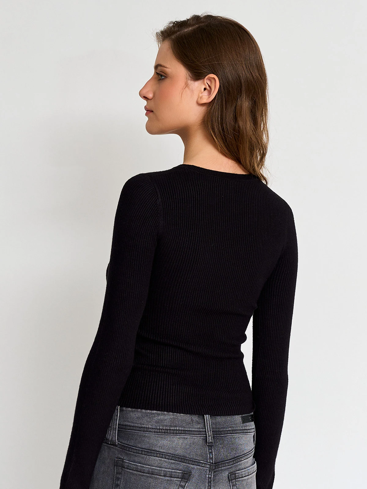 SWEATER MUJER INDEX ALMENDRA - 2