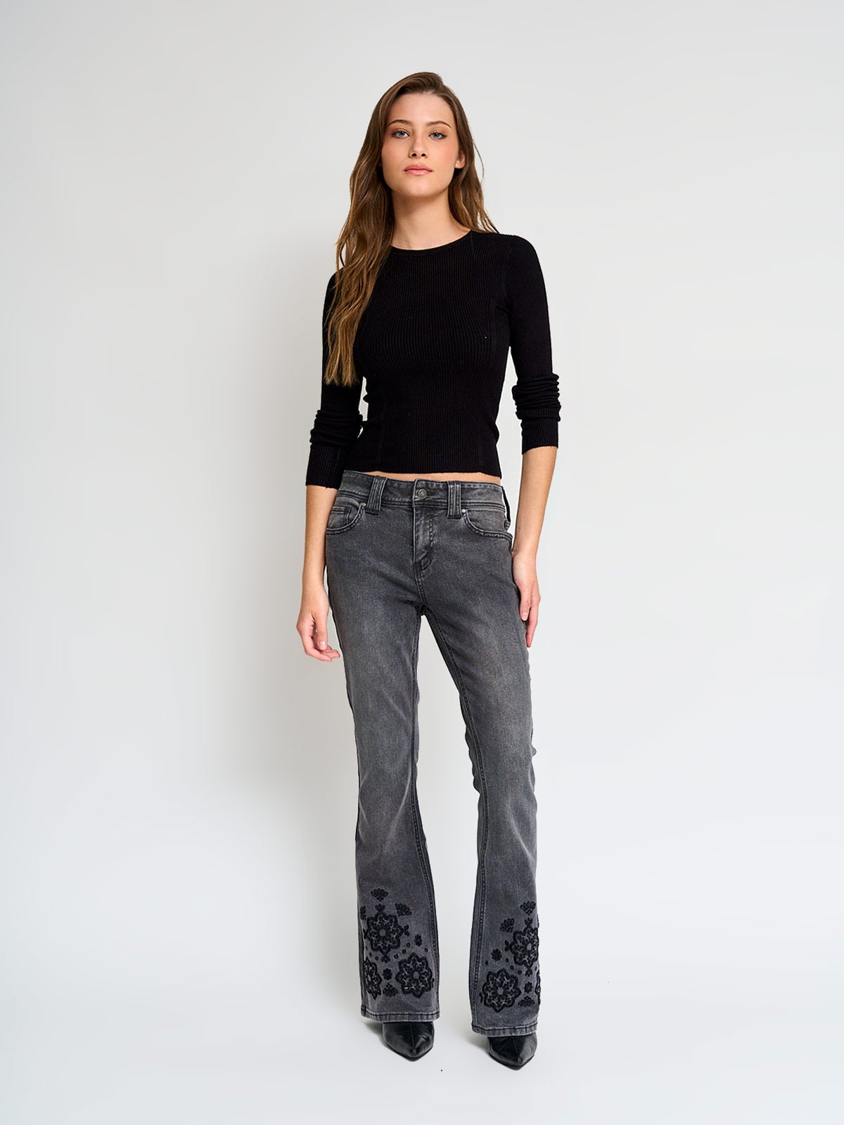 SWEATER MUJER INDEX ALMENDRA - 4