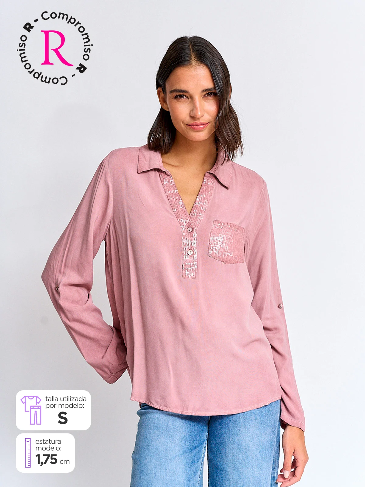 BLUSA MANGA LARGA MUJER TATIENNE BAHIA - 1