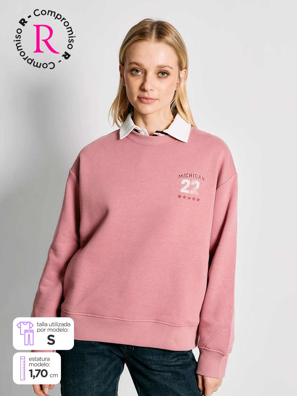 POLERA MANGA LARGA ALGODÓN MUJER INDEX TORTA - 1