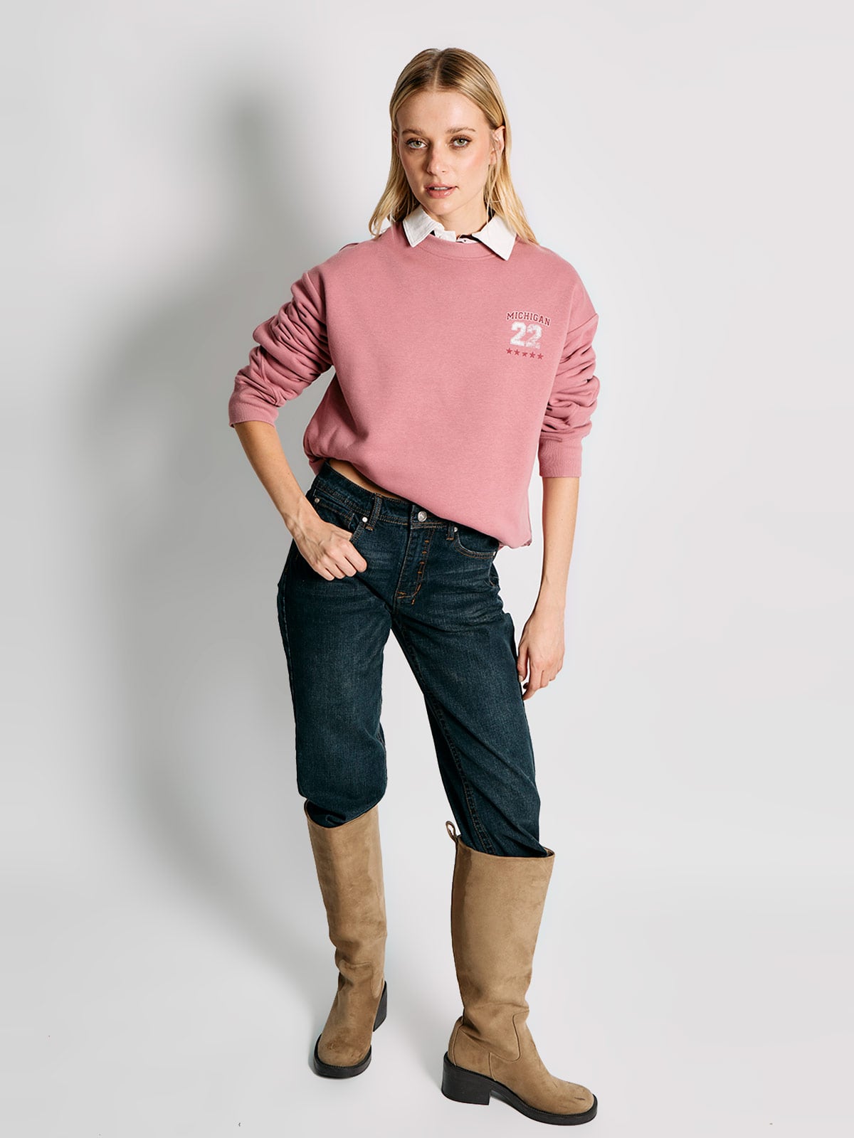 POLERA MANGA LARGA ALGODÓN MUJER INDEX TORTA - 4