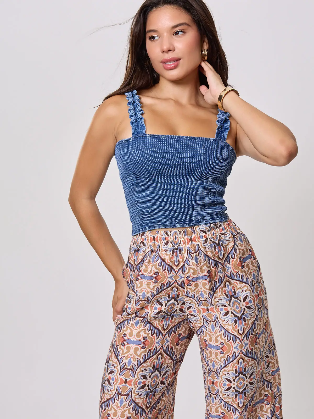 TOP ALGODÓN MUJER ALEJANDRA BAIGORRIA DENIM - 2