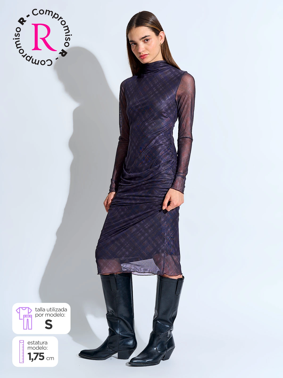VESTIDO LARGO MUJER BARBADOS MESH - 1