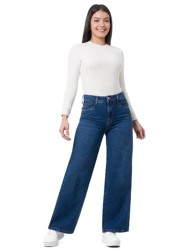 JEANS MUJER PIONIER WIDELEG CANDEL - 1