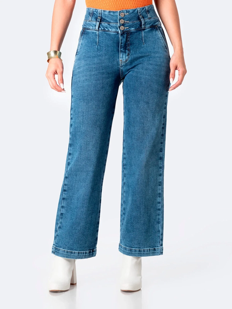 JEANS STRAIGHT MUJER PIONIER LANIIS - 2