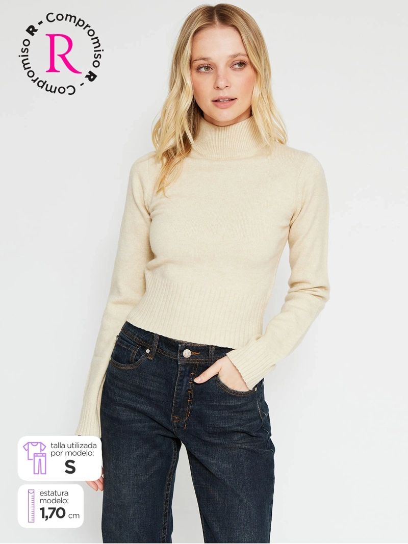 SWEATER MUJER INDEX AMBAR - 1