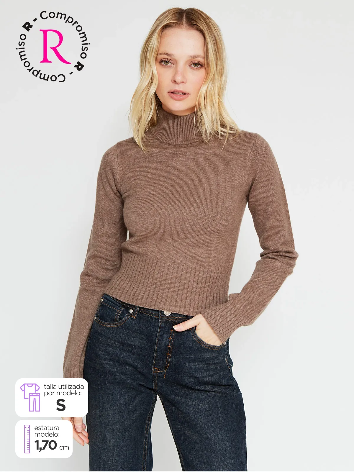 SWEATER MUJER INDEX AMBAR - 1