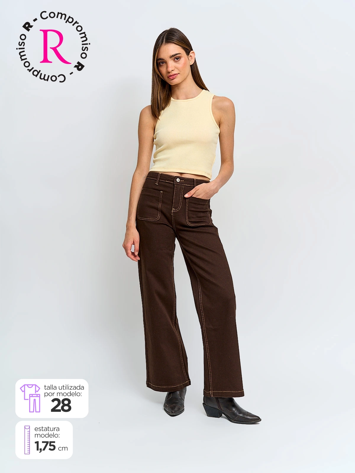 JEANS MUJER INDEX SEAM - 1