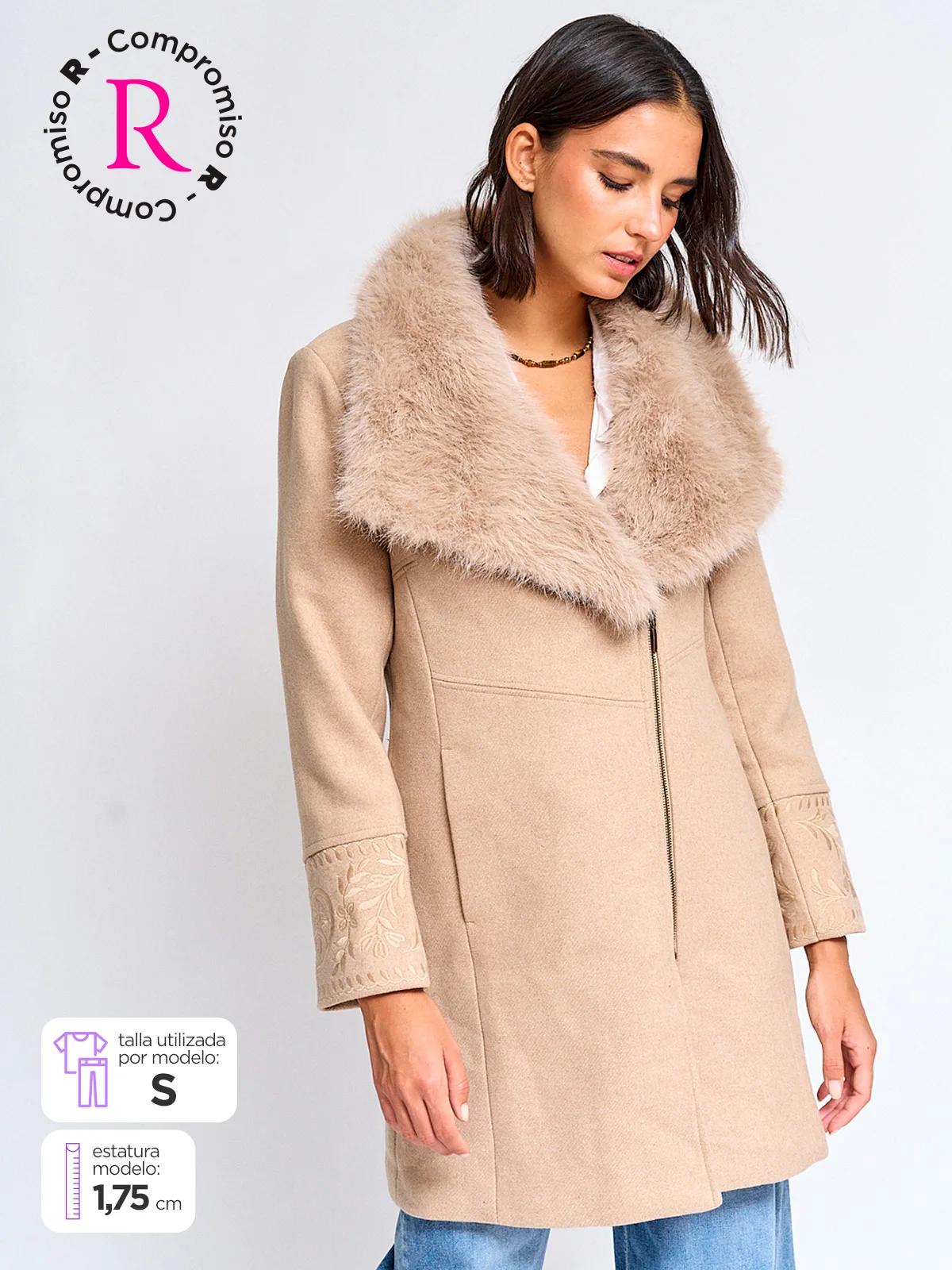 ABRIGO MUJER TATIENNE LARGO ELOJ - 1