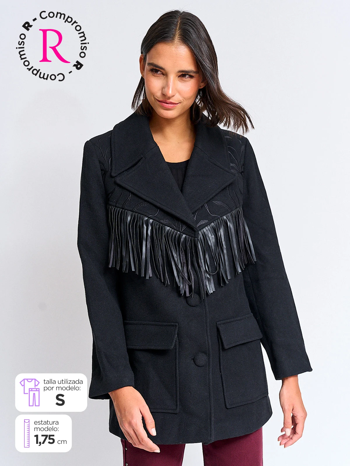 CASACA MUJER TATIENNE LARGA FIO - 1